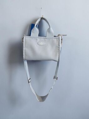 adidas Light Blue Mini Top-Handle Crossbody